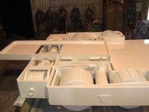 Lowboy Trailer wheel arangement