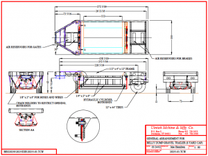 Belly Dump Trailer diagram