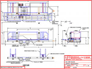 pipe trailer general arrangement diagram