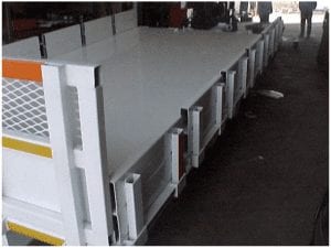 Another view of removable sideboards