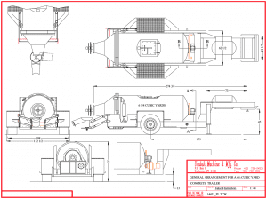 concrete trailer plans