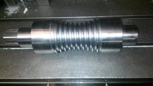 A double enveloping worm gears and sprocket