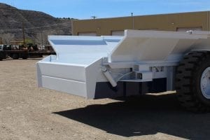 coal hauler mining vehicle lift-up style tailgate