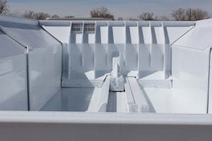 Detail of the inside of the coal bed